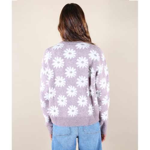 Pandora Flowers Jacquard Sweater Nirvana