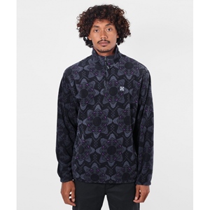 Psych Polar Fleece Quarter Zip Deep Mari