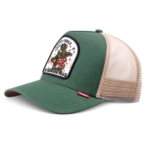Trucker Cap HFT DNC Weird Vibes Green