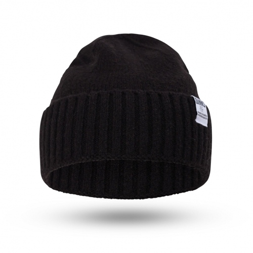 Basic Beanie Filthy Knit Black