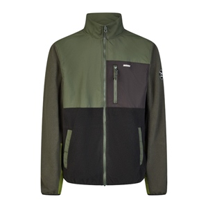 Auf Deck Fleece Jacket Night Olive