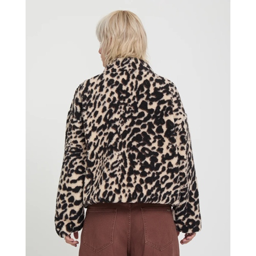 Wylding Out Sherpa Jacket Animal Print