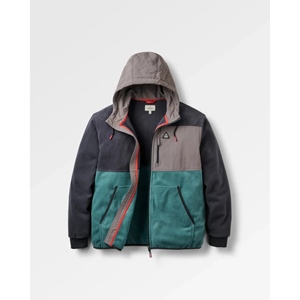 Woodland Fleecejacke Faded Black / Ocean