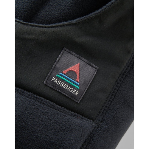 Snow Lodge Polartec Kapuze Black