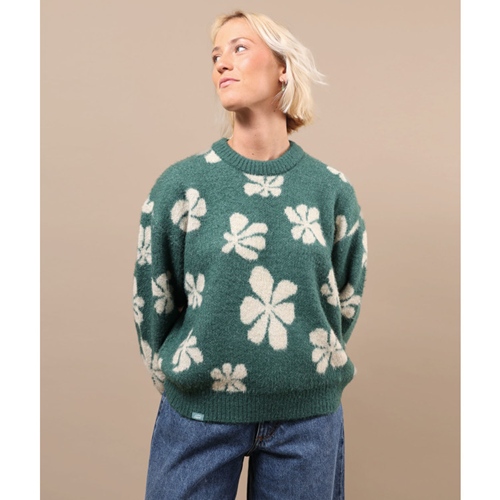 Tandora Jumper Flowers Jacquard Offgreen
