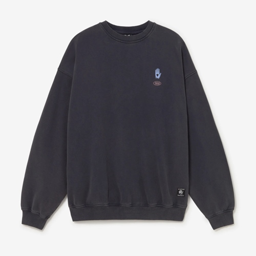 Oversize-Sweatshirt Geometric Flower Da