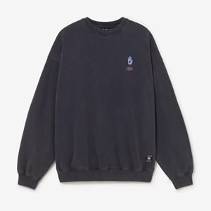 Oversize-Sweatshirt Geometric Flower Da