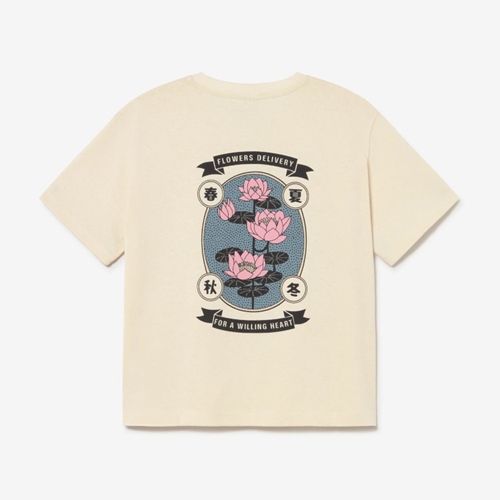 S/S Flowers Delivery T-Shirt Tobacco