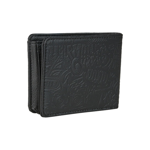Pleather Wallet Off black