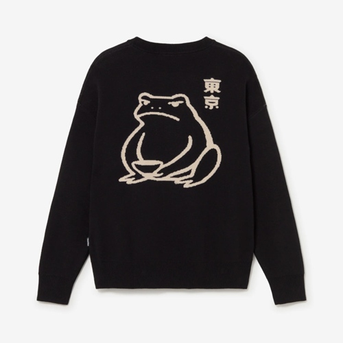 Ramen Frog Jersey Black