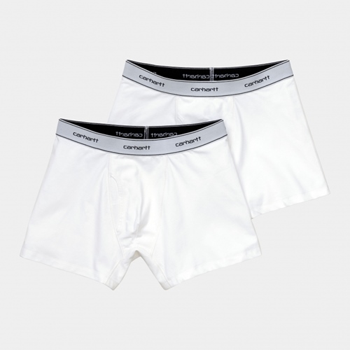 Cotton Trunks White 2 Pack