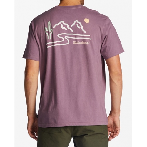 Panorama T-Shirt Washed Wine