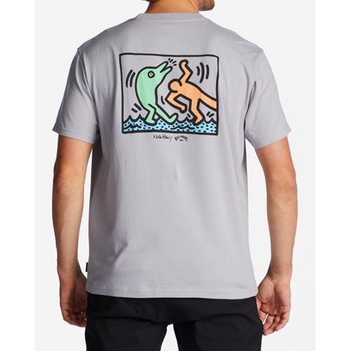 Dolphin Dance T-Shirt Grey Violet