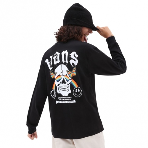Opposites Unite LS Tee Black