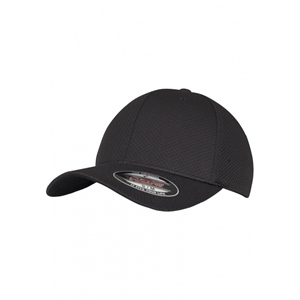 Flexfit 3D Hexagon Jersey Cap Black