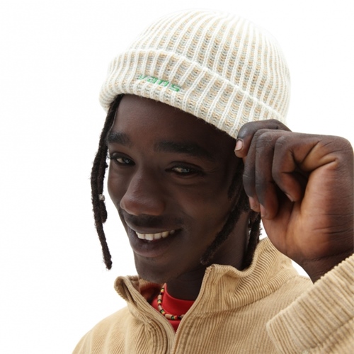 Crafton Cuff Beanie White