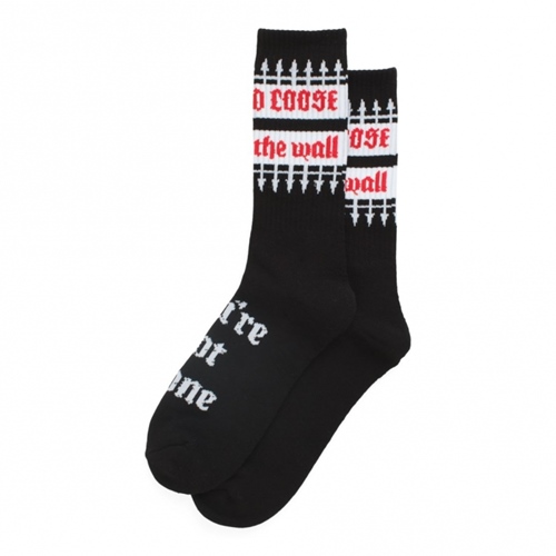 Fast and Loose Crew Socks Black