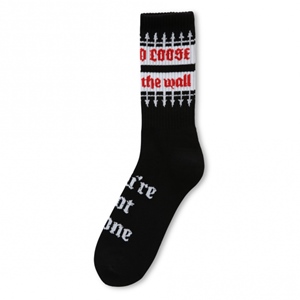 Fast and Loose Crew Socks Black