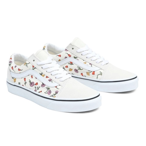 UA Old Skool Poppy Floral Cream