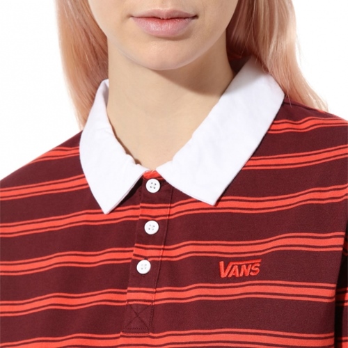 WM Stripe Polo Dress Port Royale