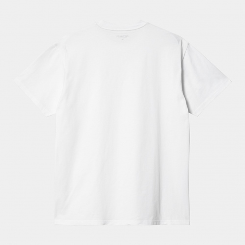 S/S Pocket Heart T-Shirt White