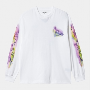 L/S Babybrush Grin T-Shirt White