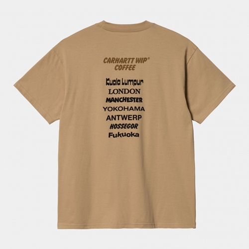 S/S Carhartt WIP Coffee T-Shirt Dusty H