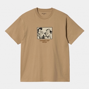 S/S Carhartt WIP Coffee T-Shirt Dusty H