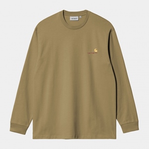L/S American Script T-Shirt Larch