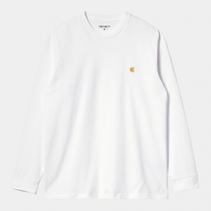 L/S Chase T-Shirt White Gold