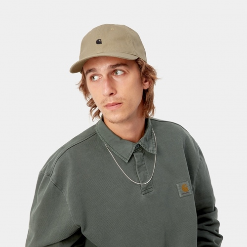 Madison Logo Cap Leather Black