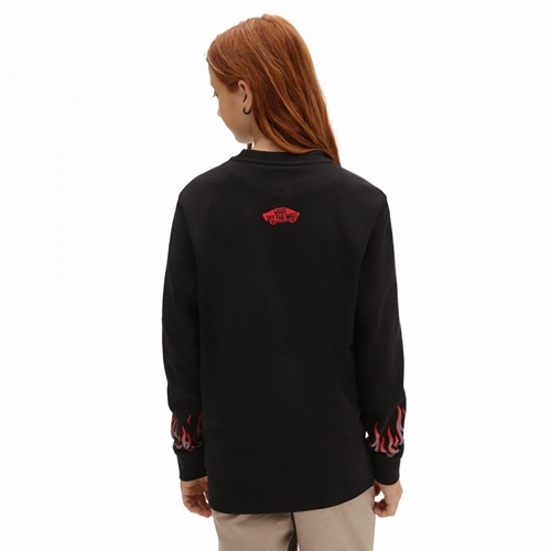 Flame Thrasher Crewneck Black