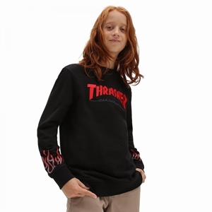 Flame Thrasher Crewneck Black