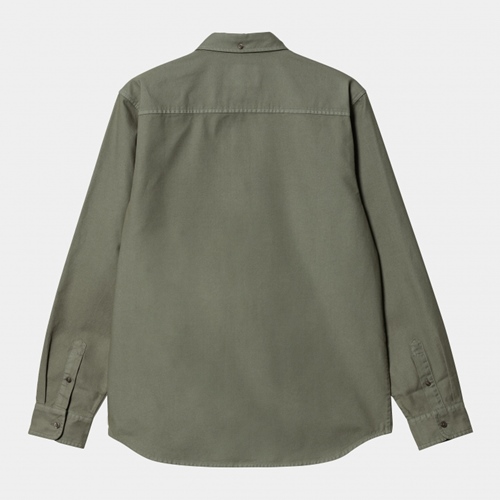 L/S Bolton Shirt Smoke Green