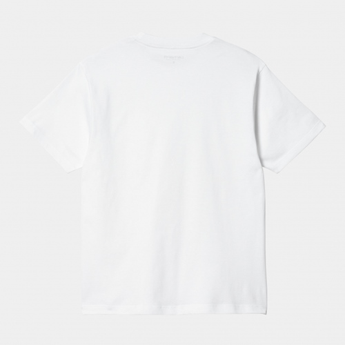 W S/S Pocket Heart T-Shirt White