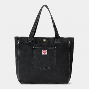 Nash Tote Black Stone Washed