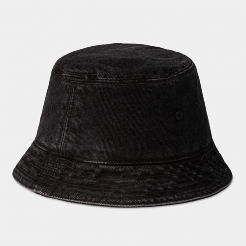 Nash Bucket Hat Black Stone Washed