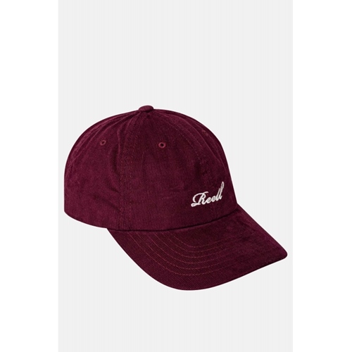 Single Script Cap Vintage Burgundy Cord