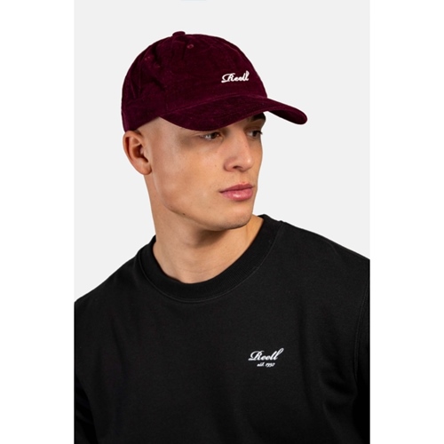 Single Script Cap Vintage Burgundy Cord
