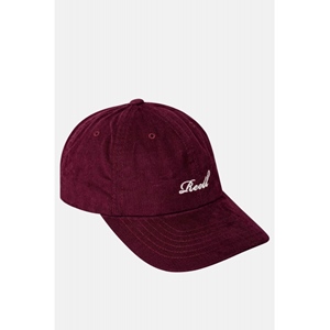 Single Script Cap Vintage Burgundy Cord