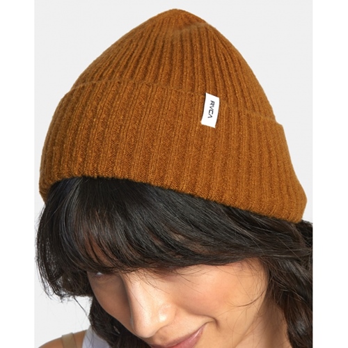 Warm Eyes Beanie Workwear Brown