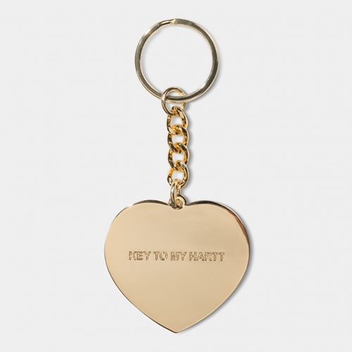 Heart Keychain Red