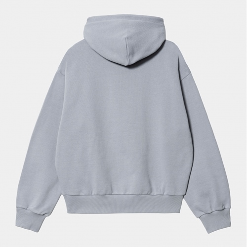 W Casey Hooded Sweatshirt Mirror Silver