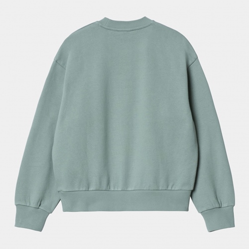 W Casey Sweatshirt Glassy Teal Silver