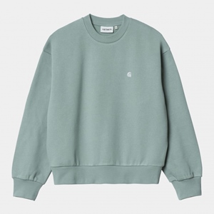 W Casey Sweatshirt Glassy Teal Silver