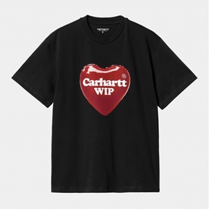 W S/S Heart Balloon T-Shirt Black