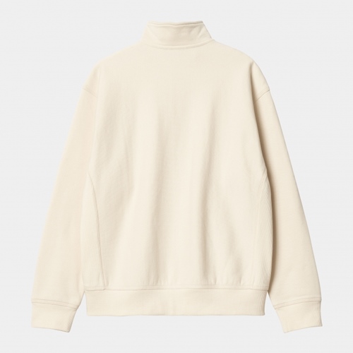 Half Zip American Script Sweat Natural