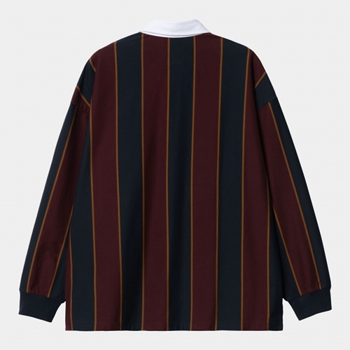 L/S Ruben Rugby Shirt Dark Navy Amarone