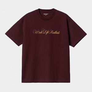 S/S Work Life Ballads T-Shirt Amarone