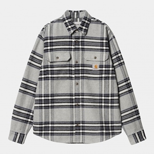L/S Hawkins Shirt Check Grey Heather
